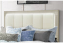 EMMA NATURAL/WHITE FULL BED GROUP