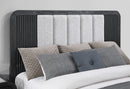 BECKETT WHT/BLK KING BED GROUP