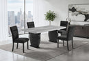 D2502 DINING TABLE AND 8 DINING CHAIRS