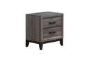 KATE FOIL GREY QUEEN BED, DRESSER, MIRROR, NIGHTSTAND