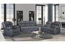 U7068/U7069 GREY 10 PWR REC SOFA/PWR CRLS W/LED & IMMERSE SPKR/PWR REC